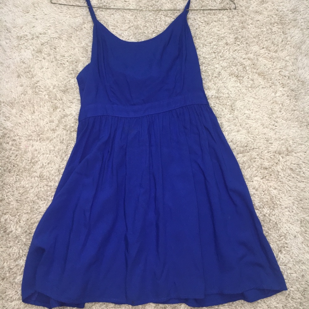 Blue dress